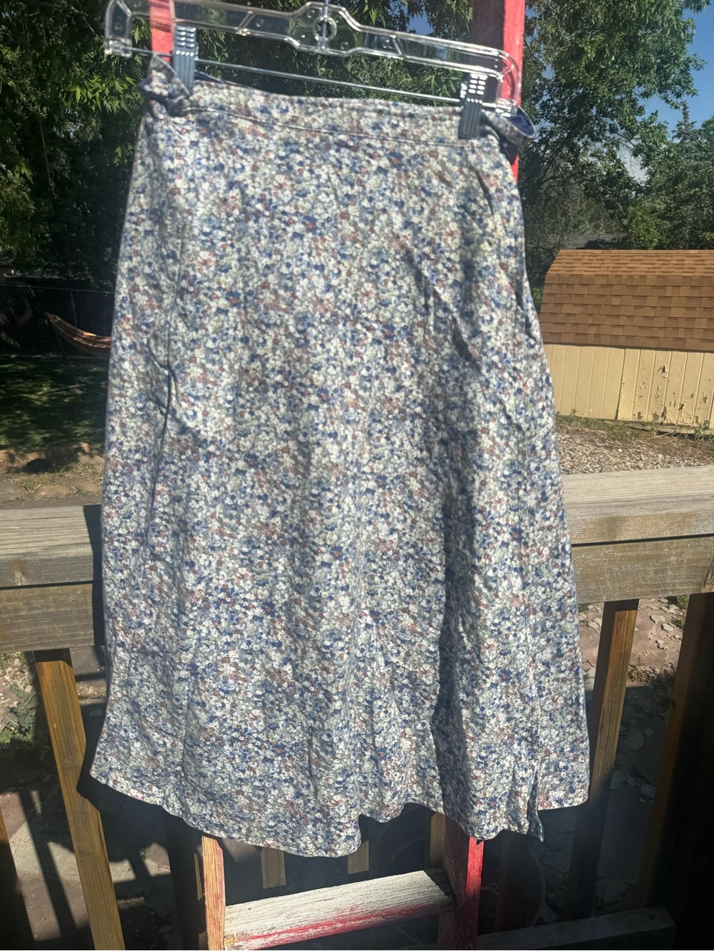 A-Line Midi wrap Skirt